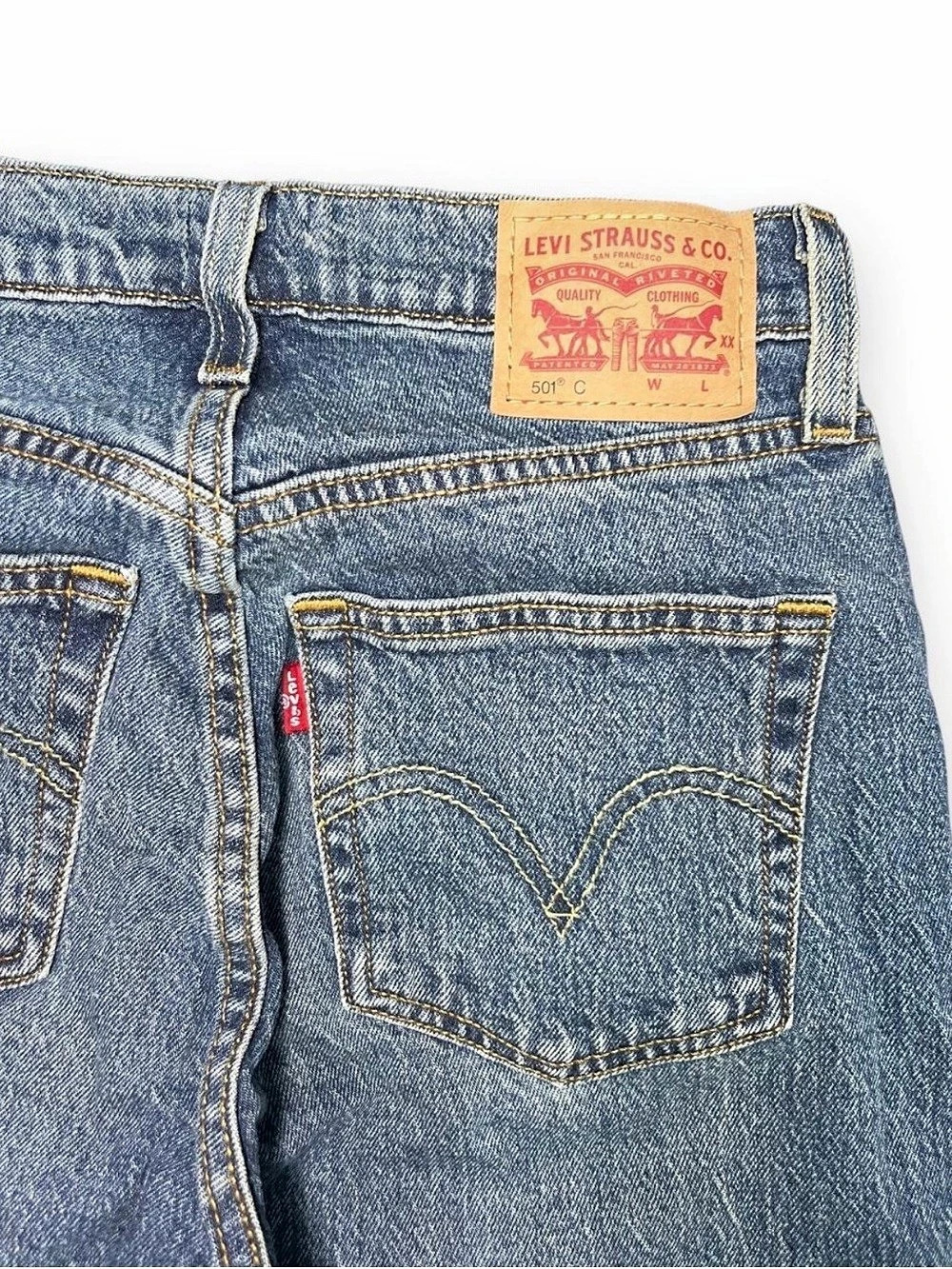 Levi's 501 Curve Blue Jeans